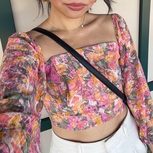 Target Wild Fable Off the Shoulder Floral Top